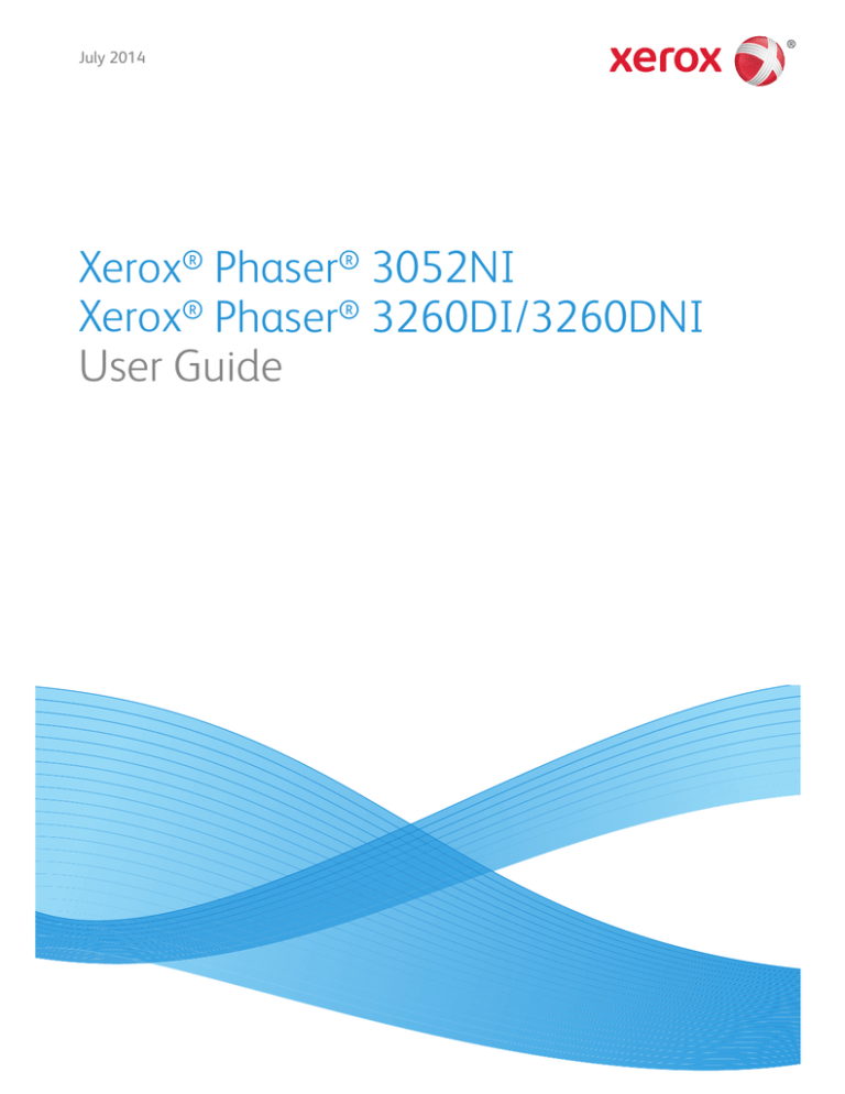 Xerox Phaser 3052ni 3260 Phaser 3260 3052 Phaser 3260dni Phaser 3260di User Manual Manualzz