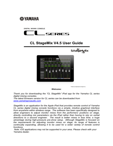 Selecting PEQ or GEQ. Yamaha V4.5 | Manualzz