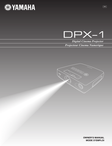 Yamaha DPX-1 Owner's Manual | Manualzz