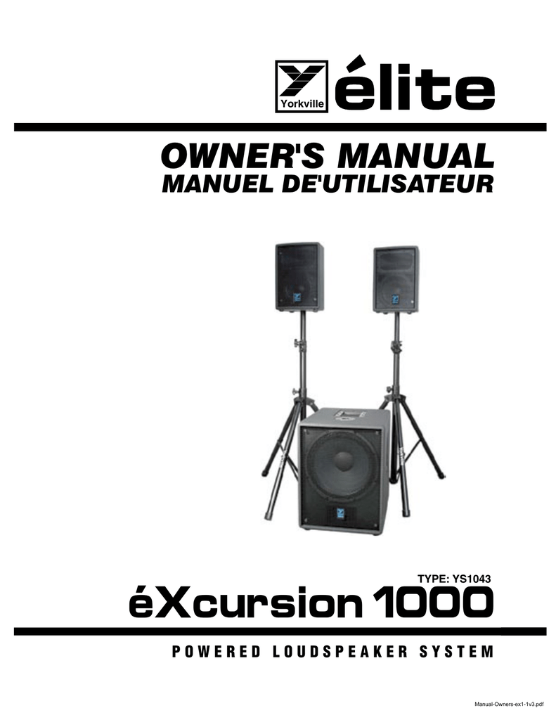 yorkville nx550p