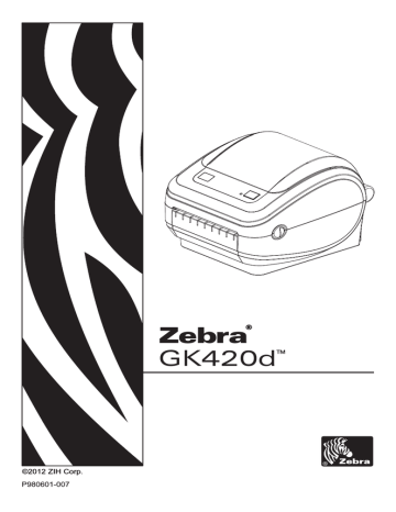 Zebra GK420D User's Manual | Manualzz