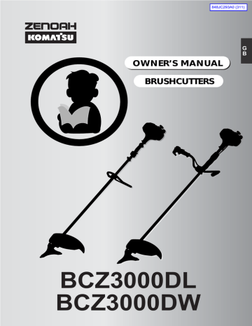 Zenoah BCZ3000DW Owner's Manual | Manualzz