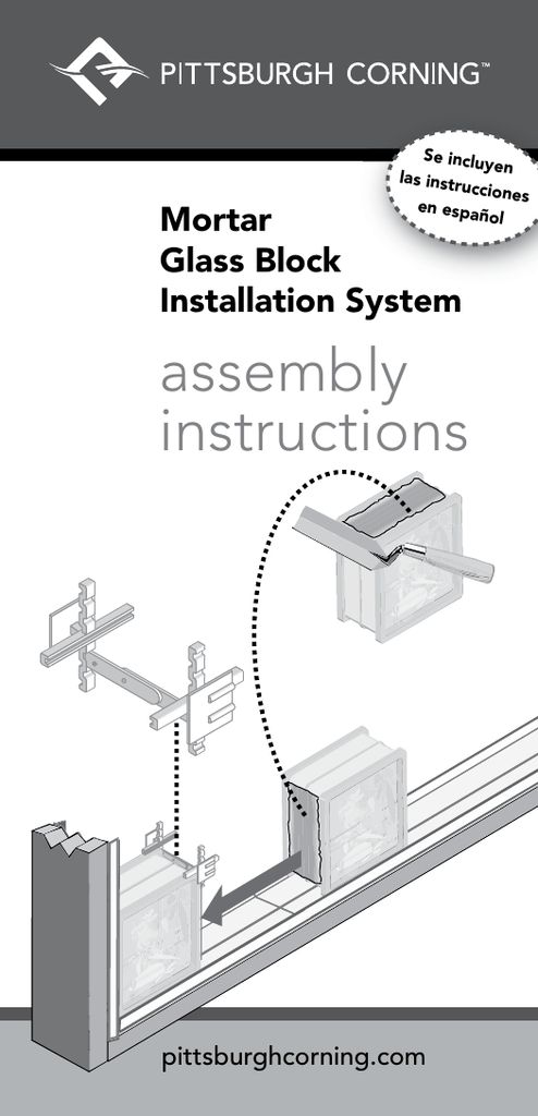 Pittsburgh Corning 120415 Instructions Assembly Manualzz Com