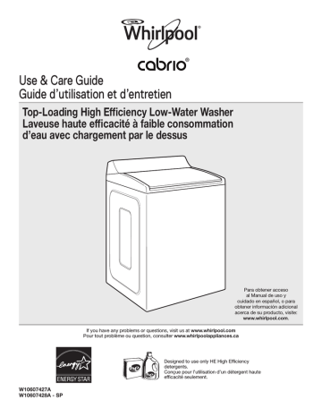 Whirlpool WTW8500DW Use & care guide | Manualzz