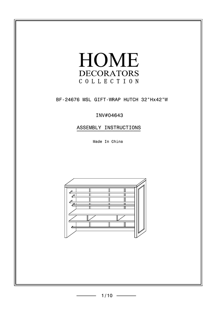 Home Decorators Collection 0464300960 Instructions Assembly Manualzz - Where Is Home Decorators Collection Made Home Decorators Collection 0464300960 Instructions Assembly Manualzz - Where Is Home Decorators Collection Made