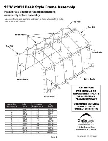 shelterlogic instructions manualzz