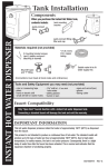 Whitehaus Collection WH-TANK Installation Guide