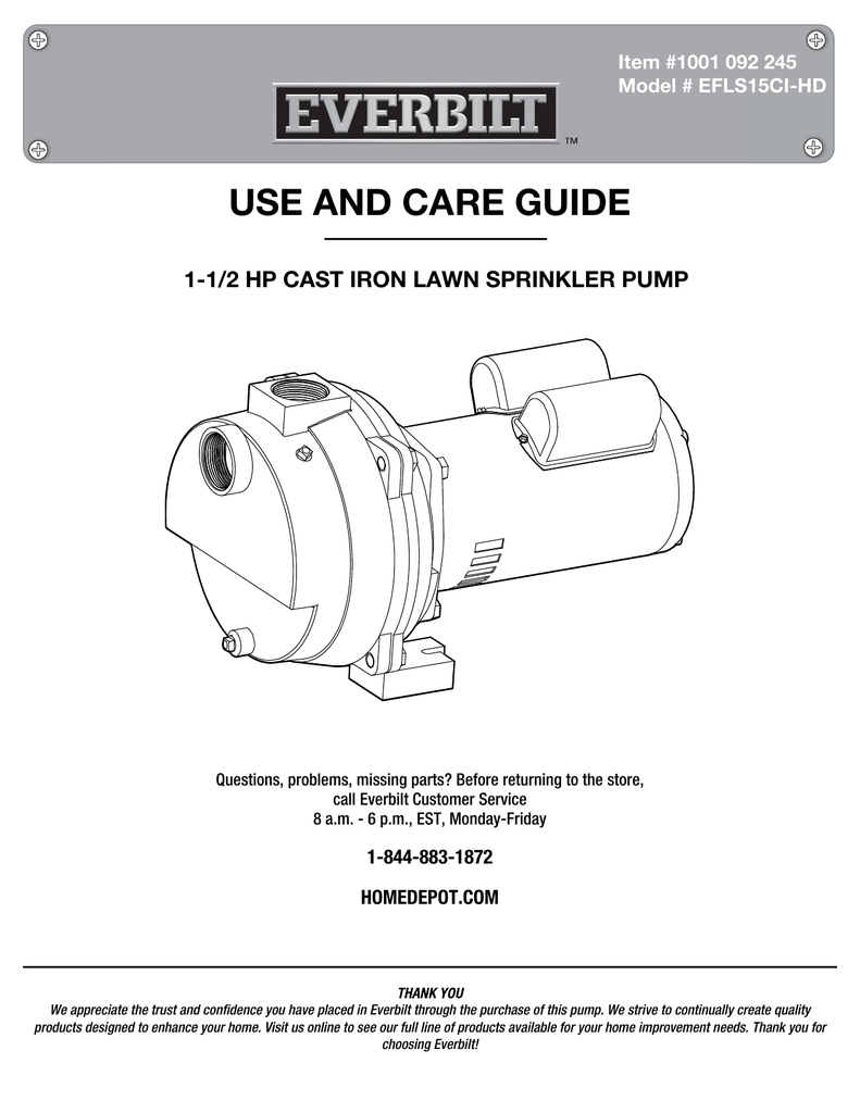 Everbilt Sprinkler Pump Wiring Diagram Wiring Diagram