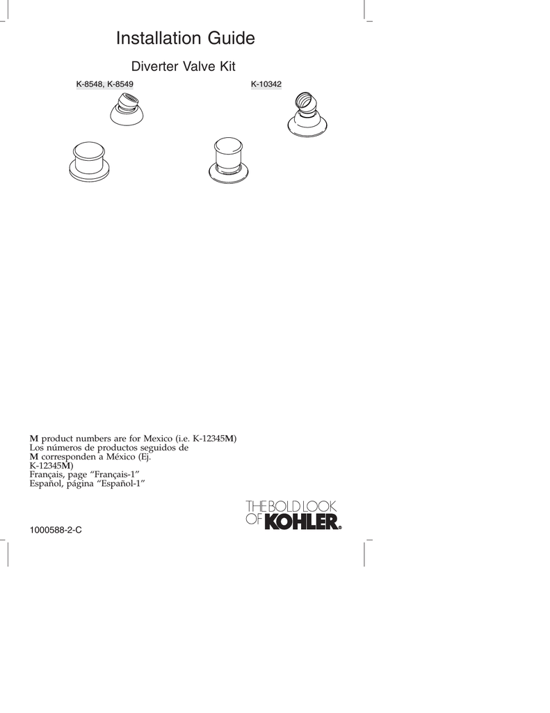 KOHLER K-8548-PB Three-Way Handshower Hose Guide Vibrant Polished Brass