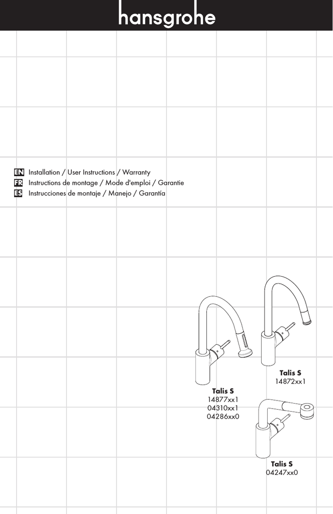 Hansgrohe Cento Kitchen Faucet Installation Instructions Wow Blog