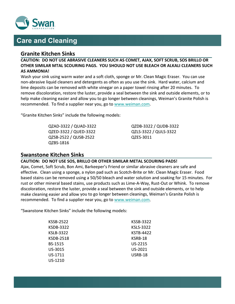 Swanstone Granite Kitchen Sink Cleaning Dandk Organizer