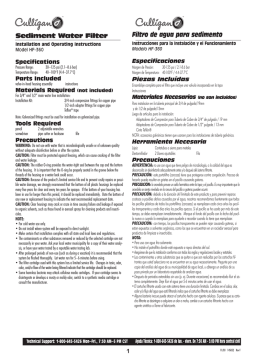 Culligan HF-360 Sediment Filter: AI Chat & PDF