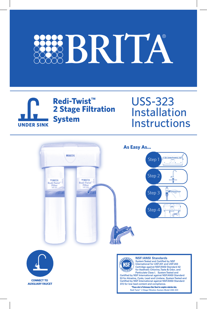 Brita WFUSF203 Instructions / Assembly Manualzz