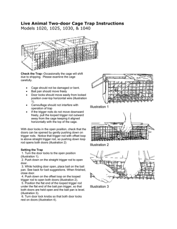 Havahart 1025 Instructions / Assembly | Manualzz