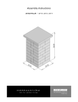 Rockwood 20 Inch Pillar Assembly Instructions
