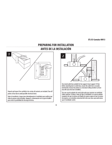 Westinghouse 7259800 Installation Guide | Manualzz