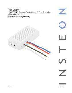 Insteon Refurbished Ceiling Fan And Light Control Module Owner S Manual Quick Start Guide Manualzz Com Insteon Refurbished Ceiling Fan And, Insteon Ceiling Fan And Light Control Module