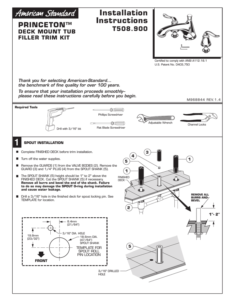 Bathtubfaucetinstallationinstructions Home Design Ideas