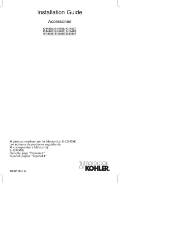 KOHLER K-14445-BN Installation Guide | Manualzz