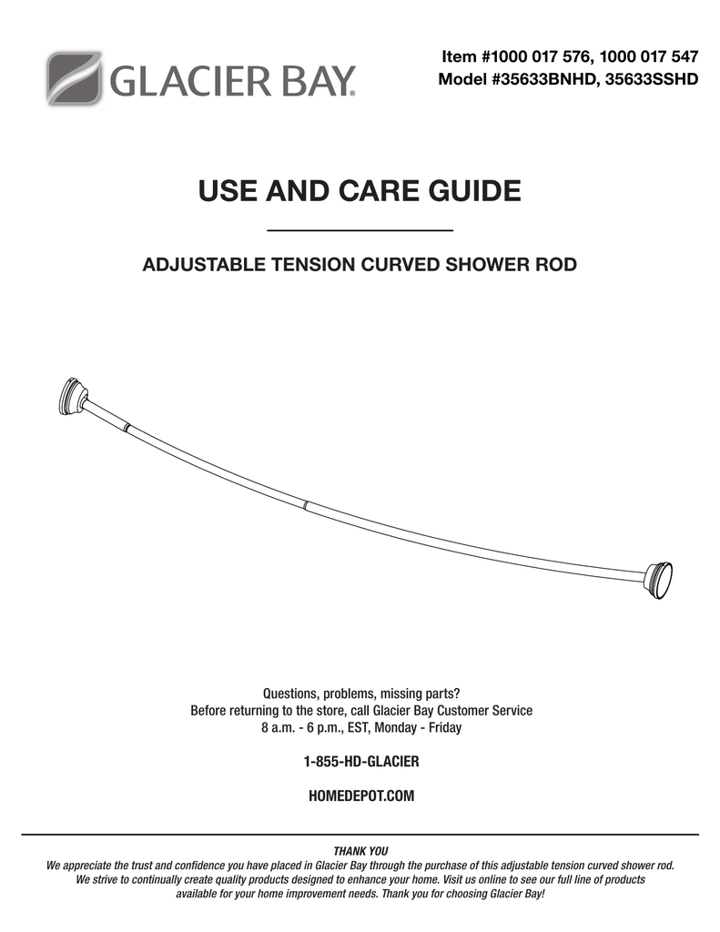 Glacier Bay 35633SSHD Installation guide Manualzz