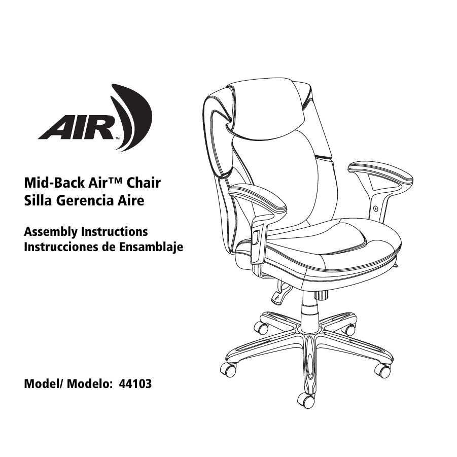 Serta office chair online manual