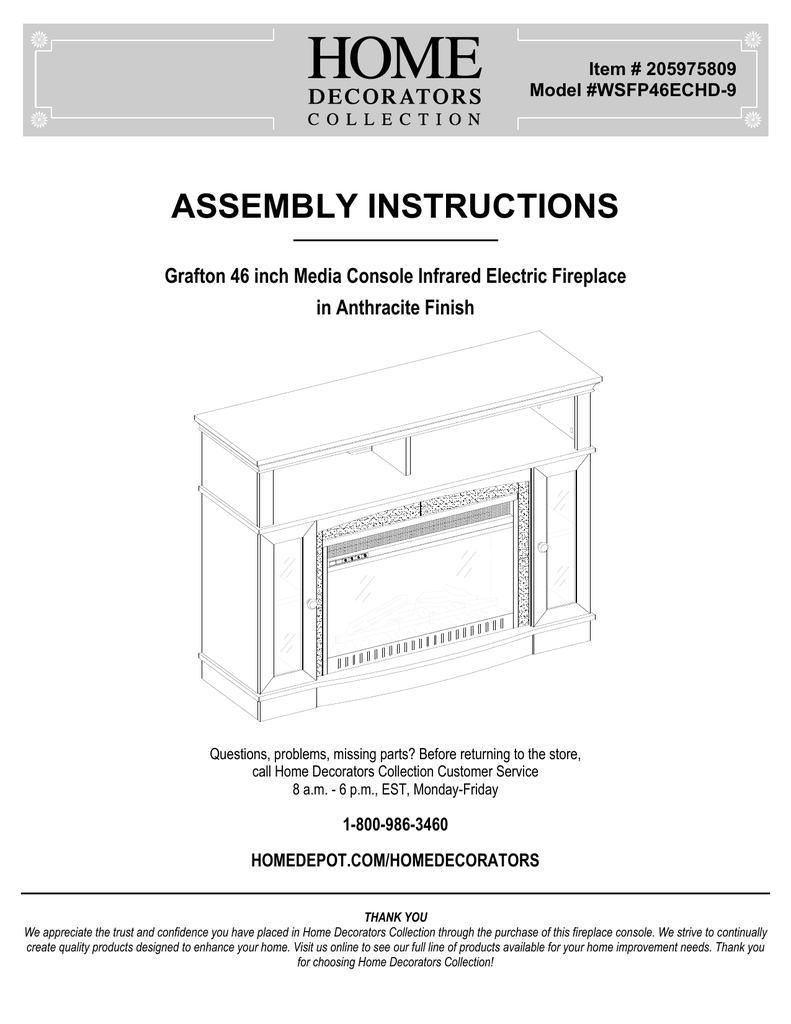 Home Decorators Collection Wsfp46echd 9 Instructions Assembly