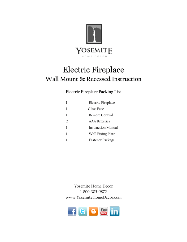 Yosemite Home Decor Df Efp1830g Instructions Assembly Manualzz Com