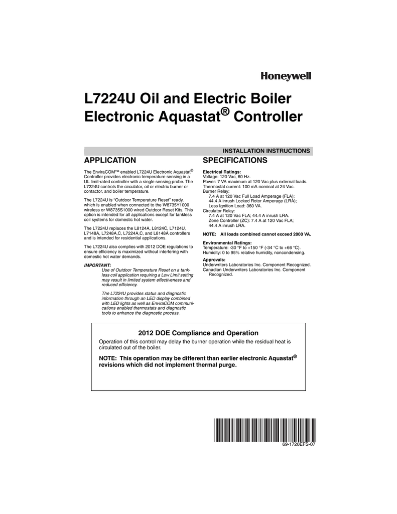 Honeywell R7284 Wiring Diagram - 30