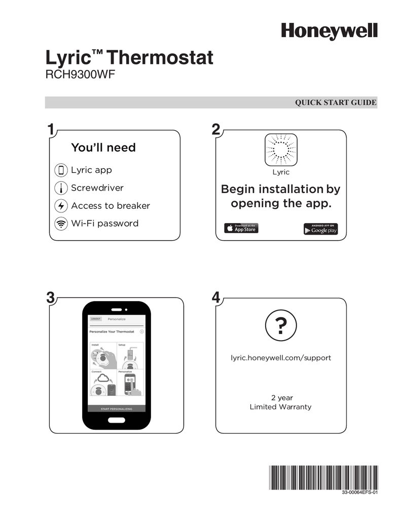 Honeywell Rch9300wf Instructions Assembly Manualzz