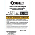 Primefit UC1414MB6-B10-P Use and Care Manual