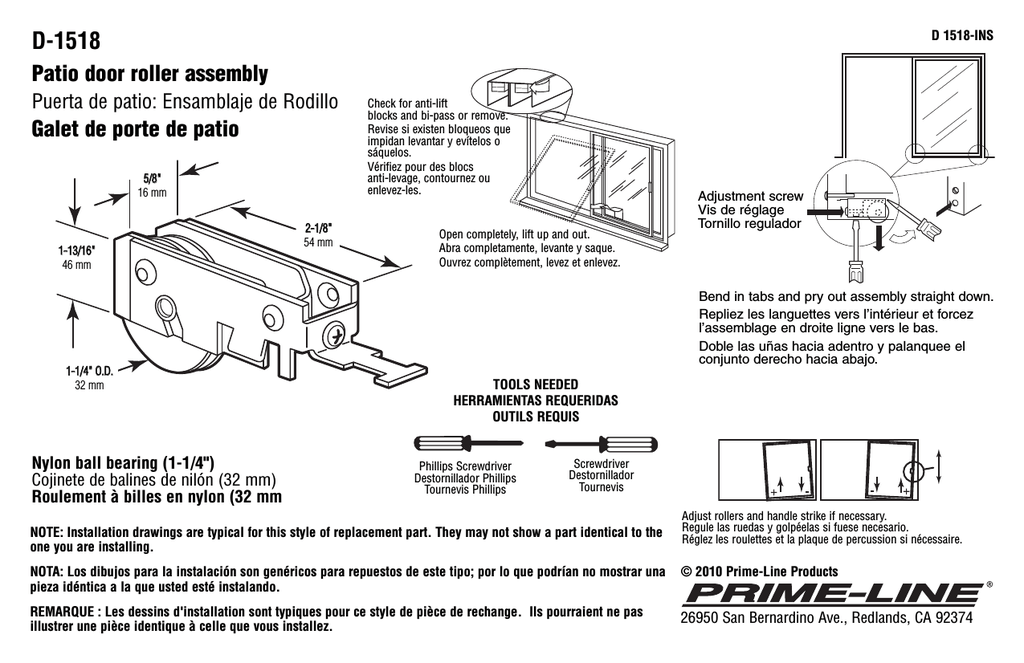Prime Line Patio Door Handle Instructions Patio Ideas