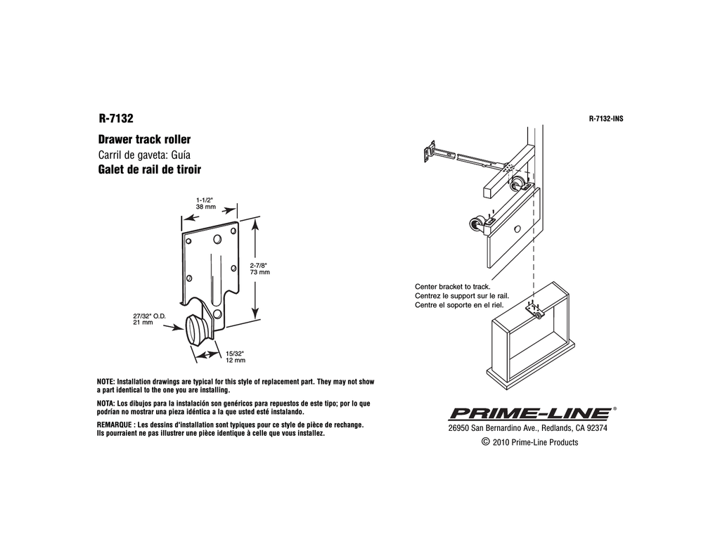 Hardware Tools Home Improvement Prime Line Products R 7132