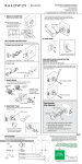 Baldwin Entry Knob/Lever Installation Instructions