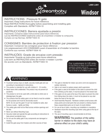 Dreambaby L881 User guide | Manualzz