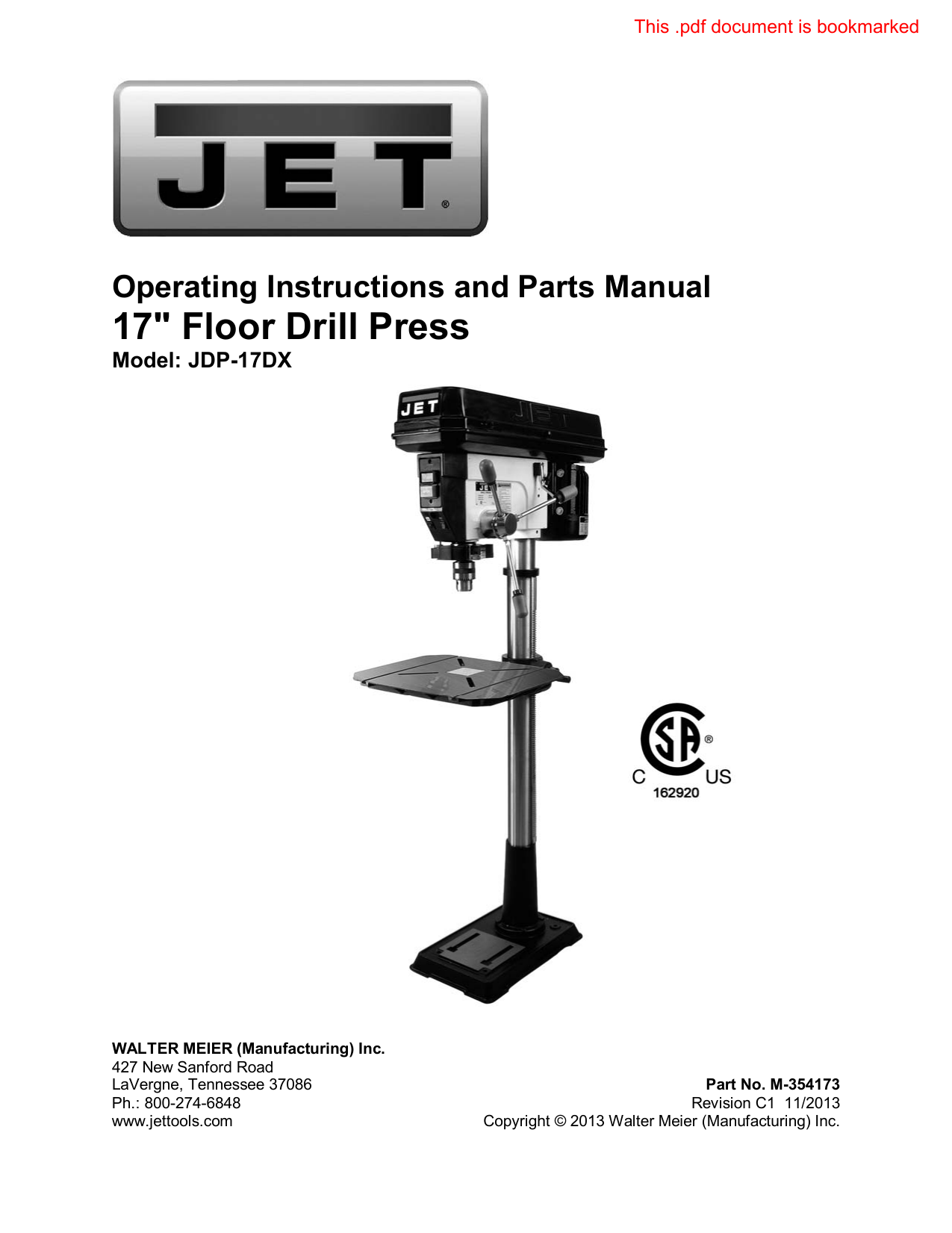 JET 354173 Use and Care Manual | manualzz.com
