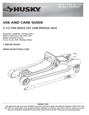Husky Hd7024a User Guide Manualzz