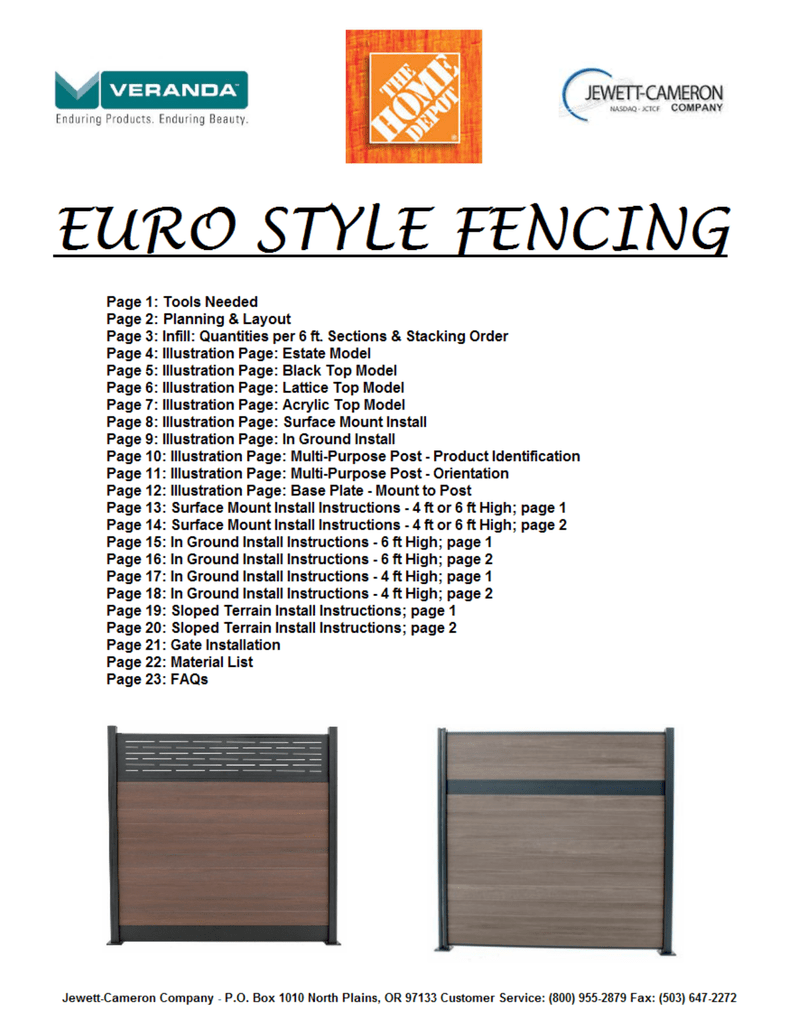 veranda fencing website on Veranda Ef 20108 Ef 00201 A Ef 00202 Ef 20508 Ef 20408 Ef 62508 Ef 21408 Ef 00308 Ef 51309 Ef 60408 Manual Manualzz