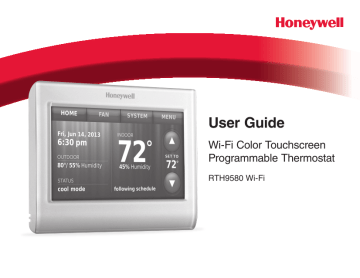 Honeywell RTH9580WF Installation guide | Manualzz