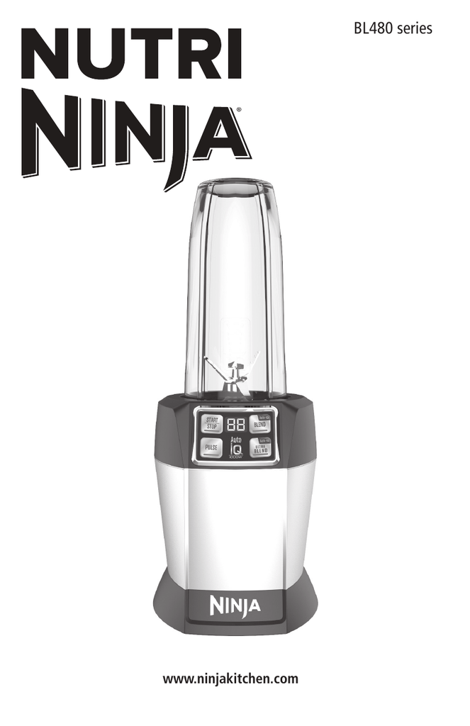 Euro-Pro Operating LLC, Ninja Auto-iQ Nutri Ninja, 1 each 