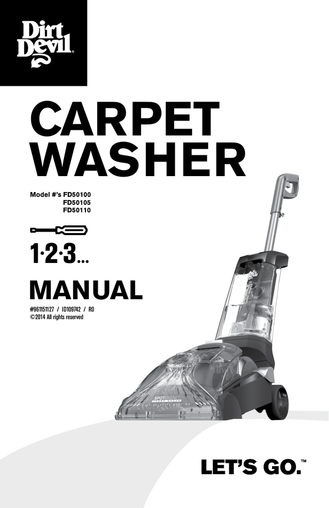 Dirt Devil Rug Shampooer Instructions Review Home Co