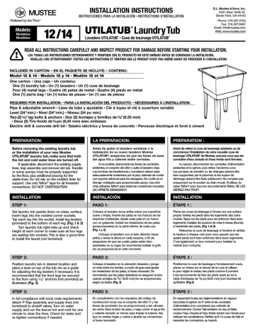 MUSTEE 14 Instructions / Assembly | Manualzz