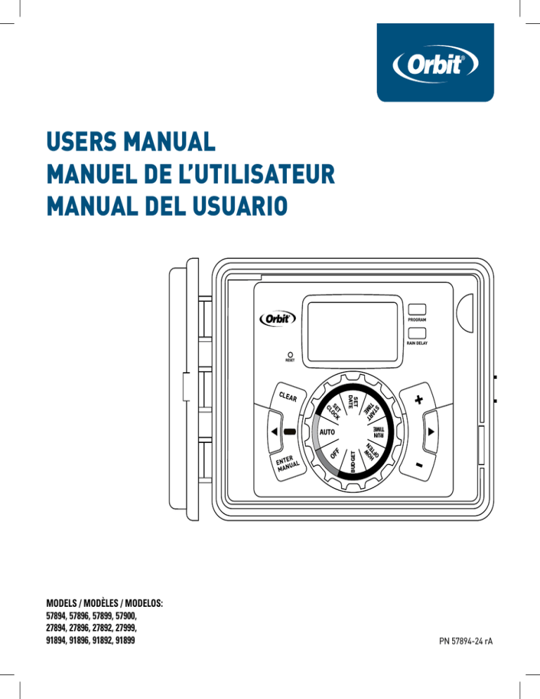 Orbit 57900 Installation guide | Manualzz