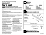 Springs Window Fashions Cordless Cellular Shade Instructions