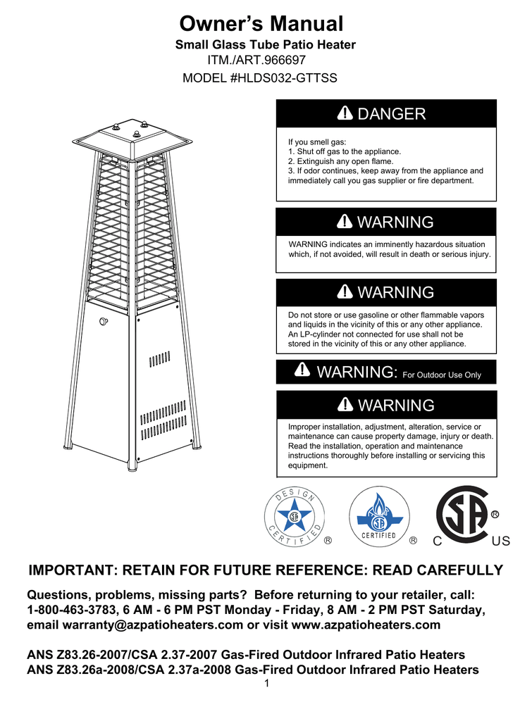Az Patio Heaters Hlds032 Gttss Instructions Assembly Manualzz Com Az Patio Heaters Hlds032 Gttss Instructions Assembly