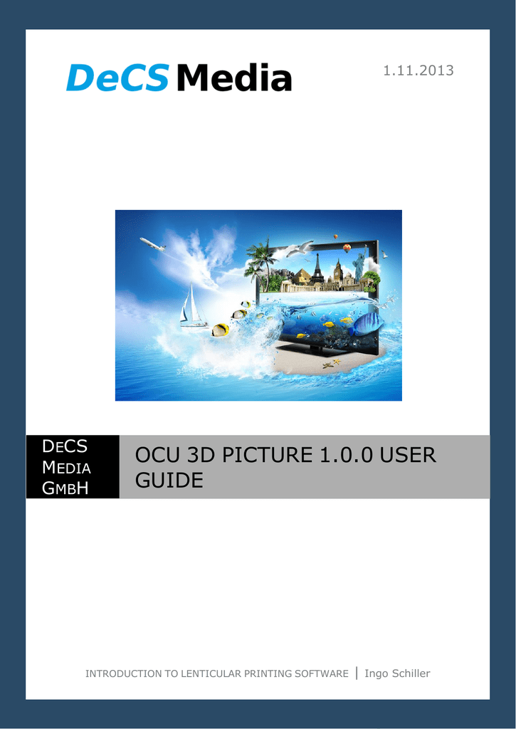 Ocu 3d Picture 1 0 0 User Guide Manualzz