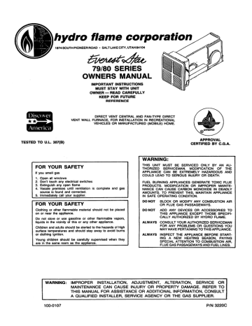 79/80 SERIES OWNERS MANUAL | Manualzz