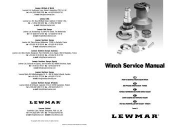 Winch Service Manual Manualzz