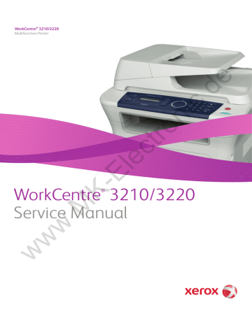 Xerox WorkCentre 3210/3220 Service Manual | Manualzz