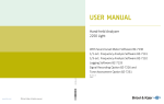 Br&uuml;el &amp; Kj&aelig;r 2250 Light User Manual