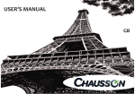 Chausson Motorhome User Manual